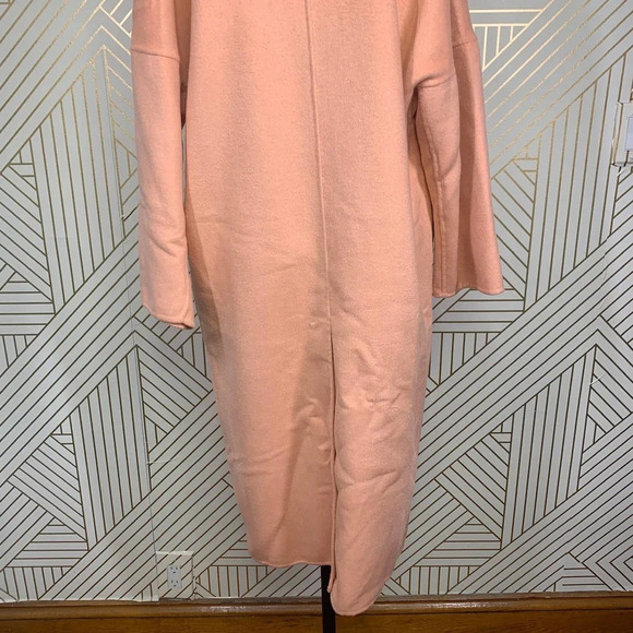 Zara Double Breasted Oversized Coat in Tangerine Blogger Fav Size US Small - Picture 10 of 12